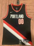 NBA 00 Henderson Portland Trail Blazers Maillot noir brodé